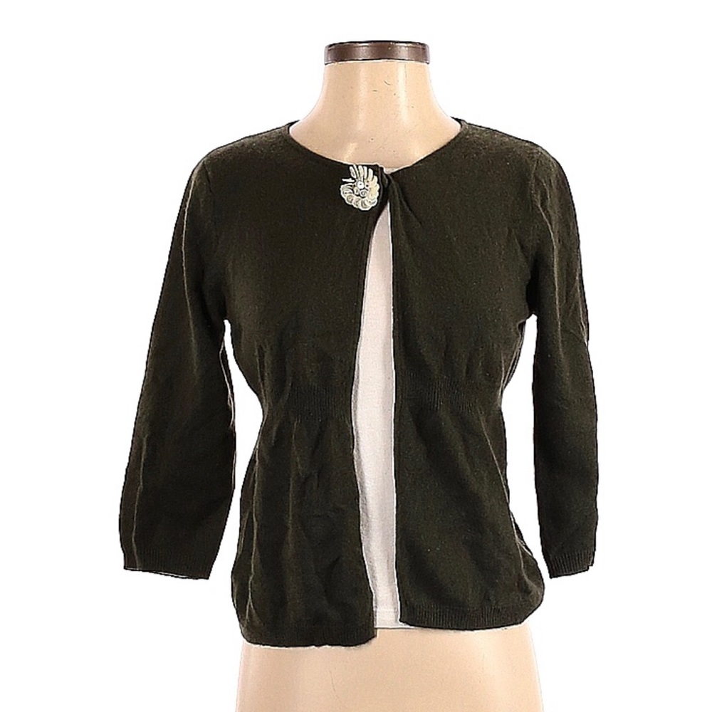 Karen Millen forest green cashmere cardigan